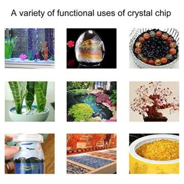 Gemshan Decorative Pink Quartz Crystal Chips for Home