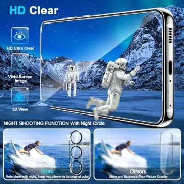 3 Pack Glass Screen Protector for Galaxy S24 FE