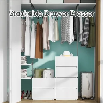 Furtble Multi-Functional 2 Drawer Dresser for Small Spaces