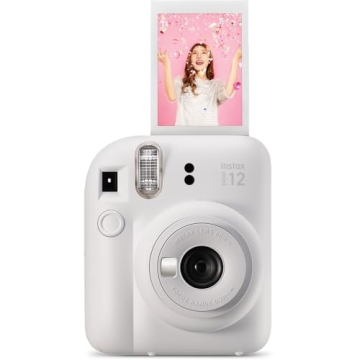 Fujifilm Instax Mini 12 Instant Film Camera - Clay White