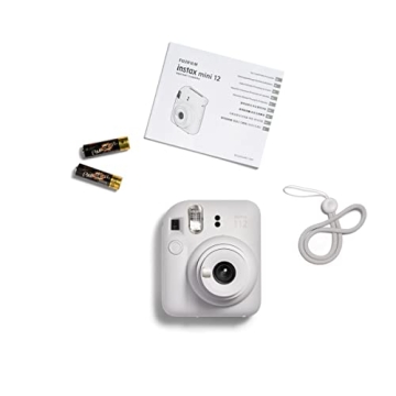 Fujifilm Instax Mini 12 Instant Film Camera in Clay White