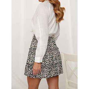Stylish Leopard Printed Asymmetrical Mini Skirt for Women