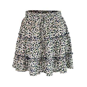 Stylish Leopard Printed Asymmetrical Mini Skirt for Women