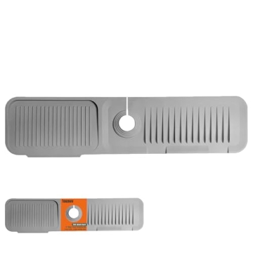 Durable Silicone Kitchen Sink Splash Guard for Clean Counters