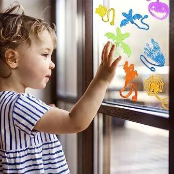 50 PCS Halloween Stretchy Sticky Hands for Kids