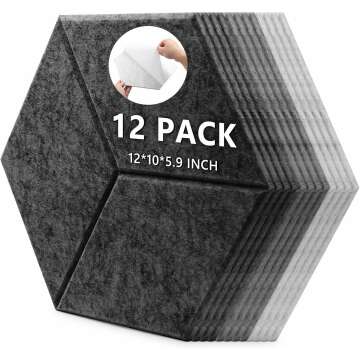 Acoustic Panels - Soundproof Foam Wall Tiles