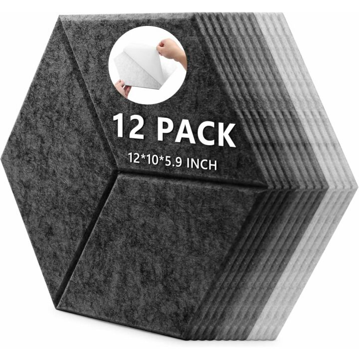 Acoustic Panels - Soundproof Foam Wall Tiles