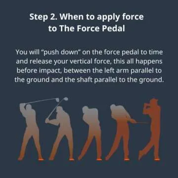 The Force Pedal - Golf Training Aid for Club Head Speed