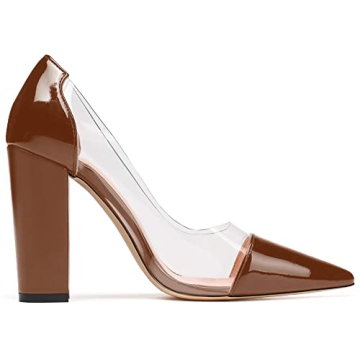 Stylish Mettesally Women's High Heel Transparent Pumps