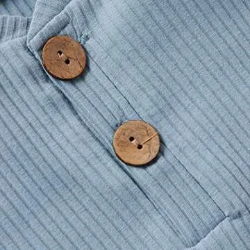 Meiweileya Baby Ribbed Summer Outfit for Newborns