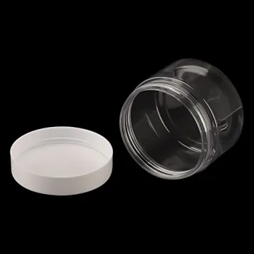 LEXININ 65 Clear Plastic Storage Jars for Party Favors