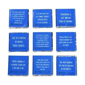 QUOTES FROM JOE BIDEN Chocolate Gift Set - 5x5 Box