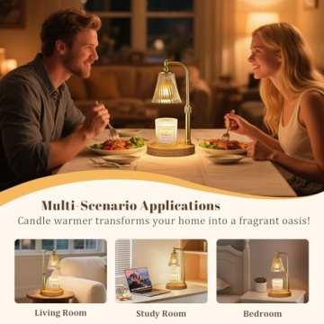 Candle Warmer Lamp with Timer Dimmable for All Occasions