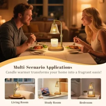 Candle Warmer Lamp with Timer Dimmable for All Occasions