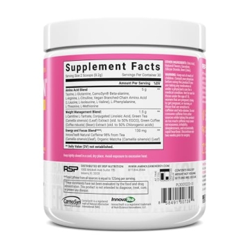 AminoLean Pre Workout Powder for Energy & Focus Boost