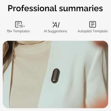 PLAUD NotePin Voice Recorder - AI Notetaker with App Control