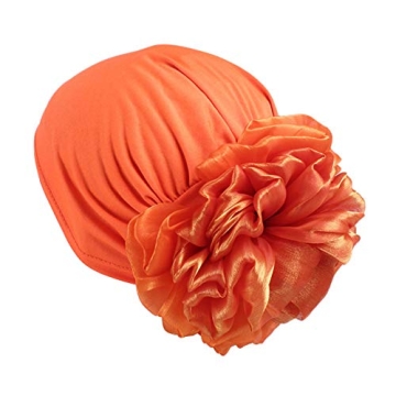 Muslim Women Flower Elastic Turban Beanie Head Scarf Wrap for Cancer Patients