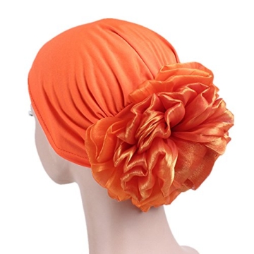Flower Turban Beanie Head Scarf for Women