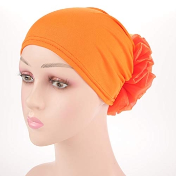 Flower Turban Beanie Head Scarf for Women