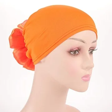 Flower Turban Beanie Head Scarf for Women