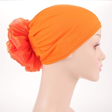 Flower Turban Beanie Head Scarf for Women