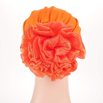 Flower Turban Beanie Head Scarf for Women