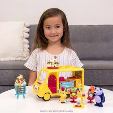 Jada Toys Donkey Hodie Frozen Yogurt Truck Playset - Fun for Kids 3+