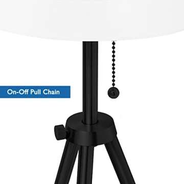 O’Bright Adjustable Tripod Floor Lamp for Modern Spaces