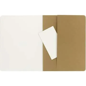 Moleskine Cahier Journal, Soft Cover, Large (5" x 8.25") Ruled/Lined, Black, 80 Pages (Set of 3)