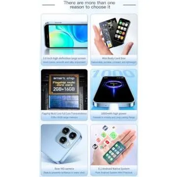 Cutwif Mini Smartphone For Kids and Adults Compact Fun