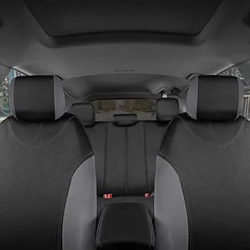 BDK UltraSleek Gray Car Seat Covers - Stylish & Durable