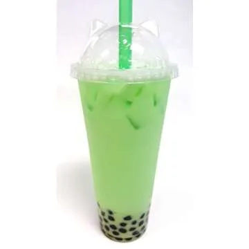 Qbubble Tea Powder Green Honeydew Powder, 2.2 Pound