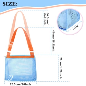 UMUACCAN Beach Toy Mesh Bags for Kids Adventures