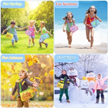 UMUACCAN Beach Toy Mesh Bags for Kids Adventures