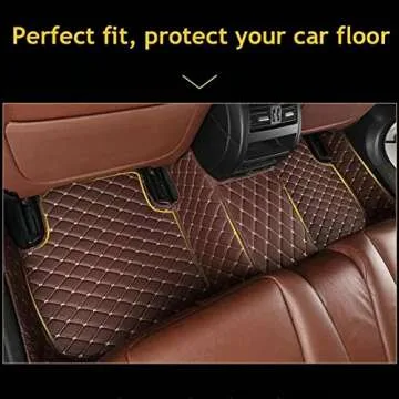MOUPL Custom Car Floor Mats for 99% of Vehicles - Waterproof & Personalized