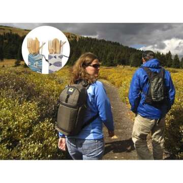 UPTRUST 2 Set Bamboo Cutlery Set Bamboo Travel Utensils reusable bamboo utensils with case, 7.8 Inches Bamboo Knife, Fork, Spoon, 3 colors Metal Straw. Portable Travel Set (Golden Straw)