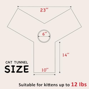 Tempcore Cat Tunnel Tube Toys - Fun for Indoor Pets! Multiple Playways!