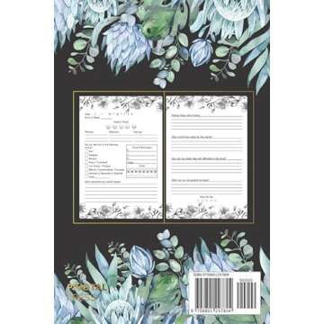 One Day At A Time: Mood Tracking Journal: Daily Wellness and Mental Health Prompt Journal, Diary & T...