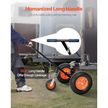 VEVOR Trailer Dolly for Easy Trailer Movement and Storage