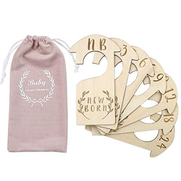 Premium Wood Baby Closet Dividers for Stylish Organization