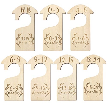 Premium Wood Baby Closet Dividers for Stylish Organization