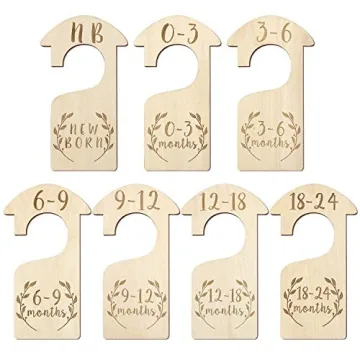 Premium Wood Baby Closet Dividers for Stylish Organization