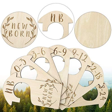 Premium Wood Baby Closet Dividers for Stylish Organization