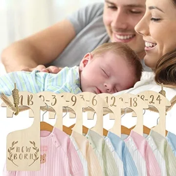 Premium Wood Baby Closet Dividers for Stylish Organization