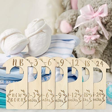 Premium Wood Baby Closet Dividers for Stylish Organization