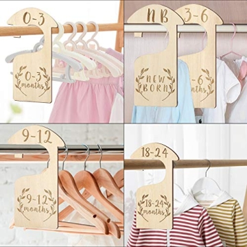 Premium Wood Baby Closet Dividers for Stylish Organization