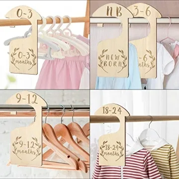 Premium Wood Baby Closet Dividers for Stylish Organization