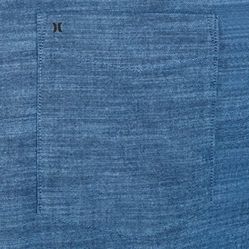 Hurley Men's One and Only Textured Short Sleeve Button Up