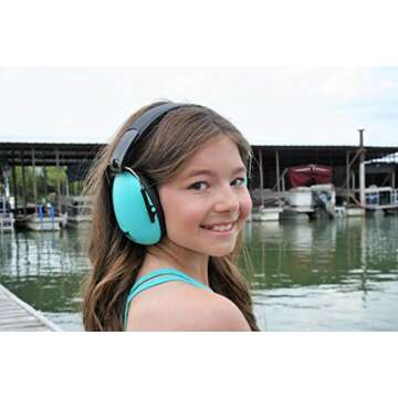 Banz Kidz Earmuffs 2 Years & Older – Peace - Loud Noise Cancelling Kids Headphones & Toddler Ear M...