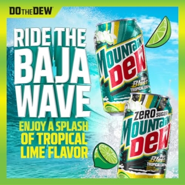 Mountain Dew Baja Blast 12oz Cans – Tropical Refreshment 12 Pack